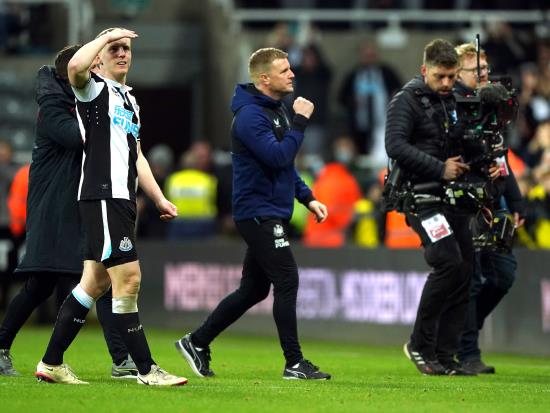 Eddie Howe warns players to stay grounded as Newcastle climb out of drop zone