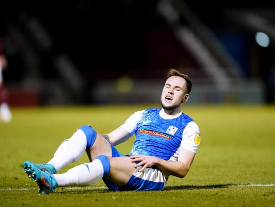 Barrow without injured Josh Kay for Stevenage clash