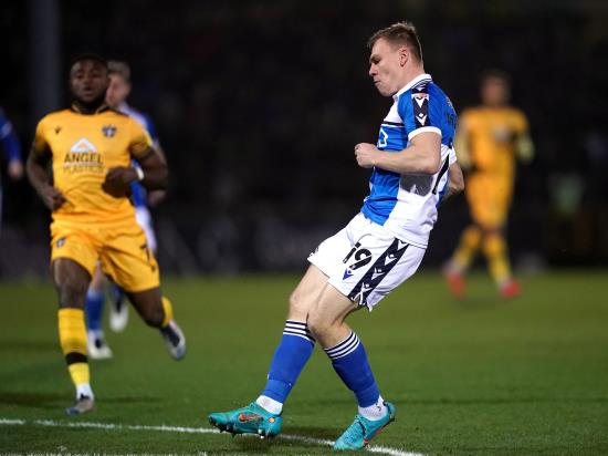 Bristol Rovers end Sutton’s unbeaten run with 2-0 win