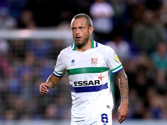 Midfielder Jay Spearing misses out again for Tranmere as they face Port Vale