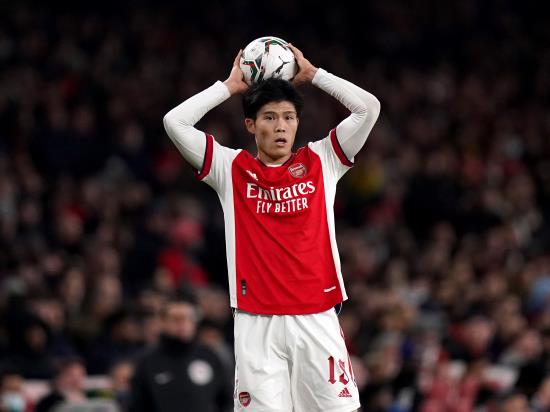 Takehiro Tomiyasu could return for Arsenal against Brentford