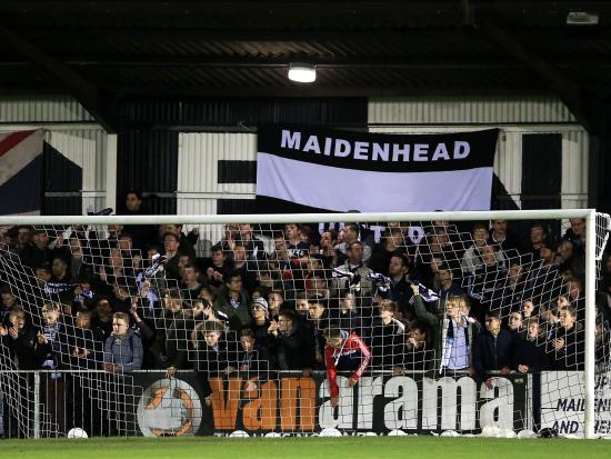 Boreham Wood suffer promotion blow with defeat at lowly Maidenhead