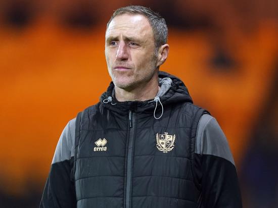Andy Crosby rues dropped points as Port Vale concede late leveller