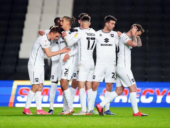 MK Dons maintain promotion push with victory at out-of-form Charlton