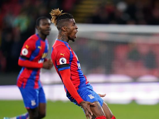 Patrick Vieira hails Wilfried Zaha’s best Palace performance since he took over