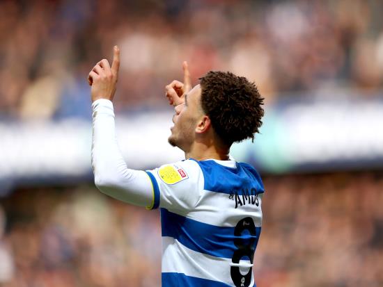 Luke Amos nets late winner for 10-man QPR to beat Blackpool and move third