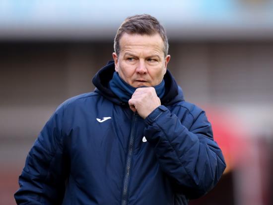 Barrow boss Mark Cooper takes positives from touchline ban