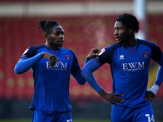 Early Omari Patrick goal gives Carlisle a welcome win over fellow strugglers