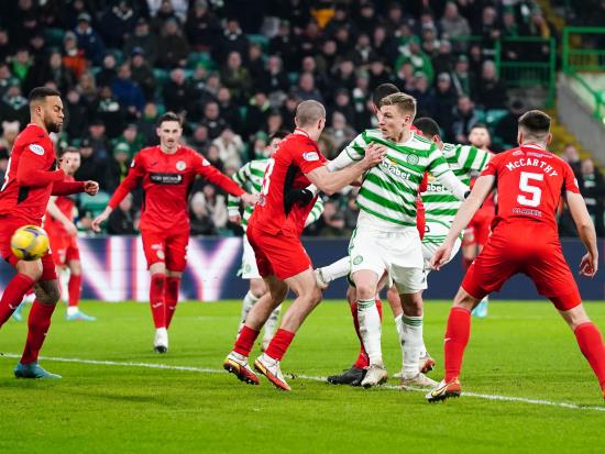 Celtic do enough to get past St Mirren and stay top