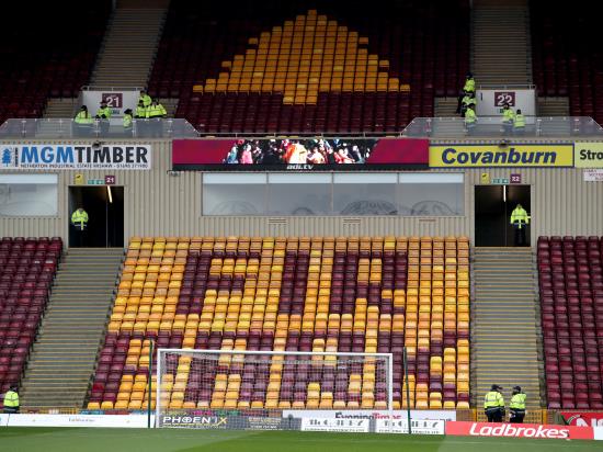 Motherwell have no new injuries for the visit of Dundee