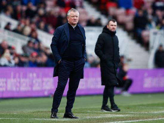 Chris Wilder pleased as Boro get their rewards for a ‘different’ display
