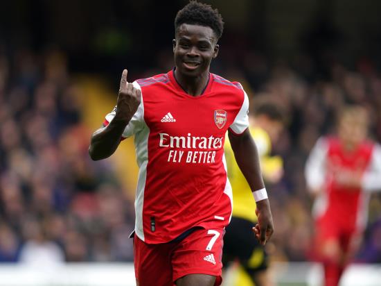 Bukayo Saka stars as Arsenal move into top four with Watford win