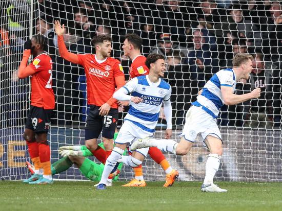 Rob Dickie strikes late on as QPR claim all three points to leapfrog Luton