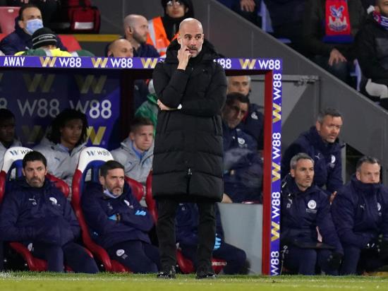 Frustration for Manchester City as they are held at Crystal Palace