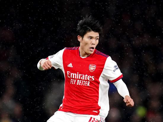 Takehiro Tomiyasu set to miss out again as Arsenal take on Liverpool