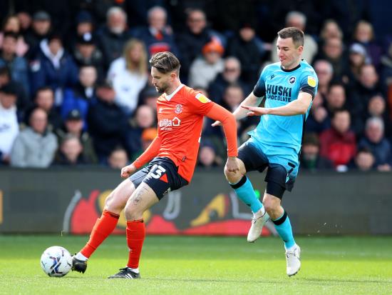 Luton fight back to earn vital point against Millwall