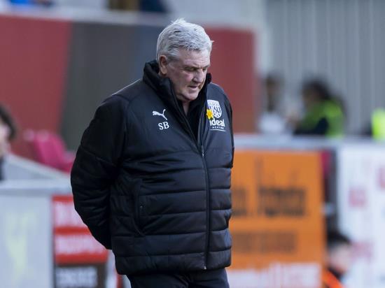 Steve Bruce unhappy with ‘unacceptable’ West Brom performance at Birmingham