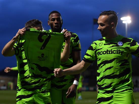Forest Green dedicate win to injured striker Matty Stevens