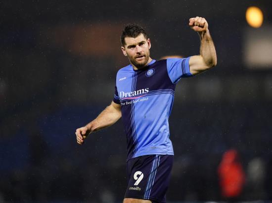 Sam Vokes at the double as Wycombe beat Cambridge to move into top six
