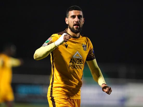 Mansfield see club-record winning home run ended by promotion rivals Sutton