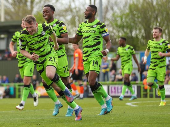Forest Green beat Oldham to move within one point of promotion