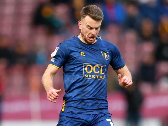 Rhys Oates could return to action when Mansfield host Crawley