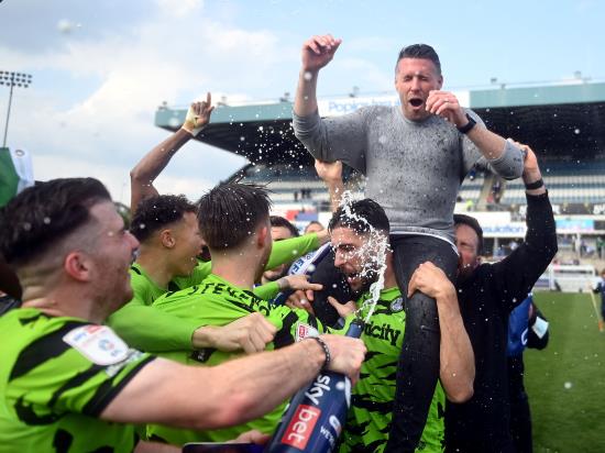 Rob Edwards hails ‘proudest moment’ of career as Forest Green clinch promotion