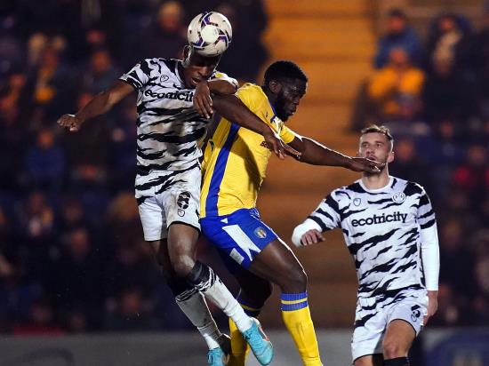 John Akinde hoping to start for Colchester against Walsall