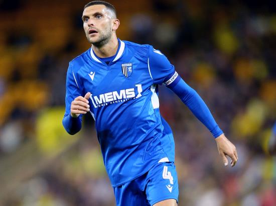 Stuart O’Keefe doubtful with calf problem as Gillingham battle to beat the drop