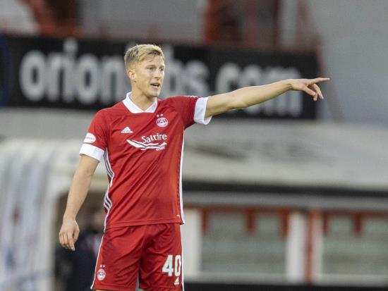 Aberdeen without suspended Ross McCrorie for Dundee clash
