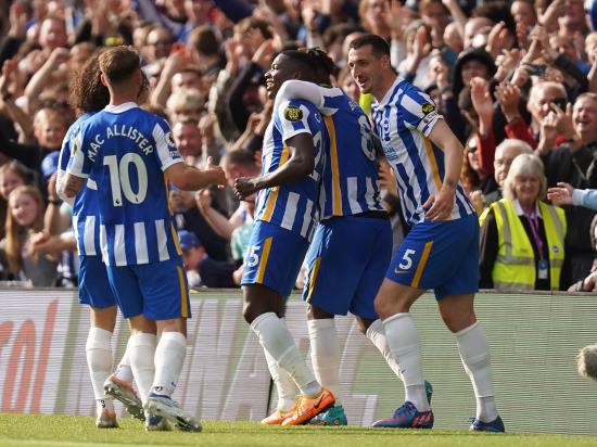 Brighton humiliate Manchester United with dominant four-goal thrashing