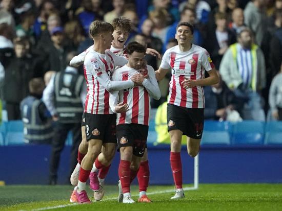 Patrick Roberts books Sunderland’s place at Wembley with late goal at Sheff Wed