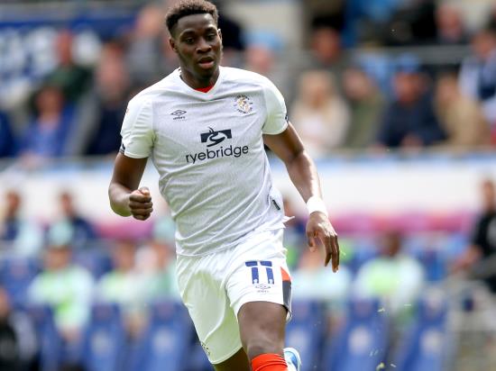 Luton’s Elijah Adebayo winning fitness battle for play-off with Huddersfield