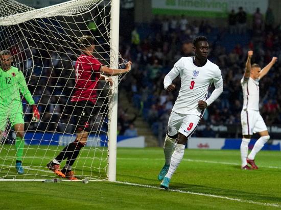 Folarin Balogun bags brace as England U21s celebrate Euro 2023 qualification