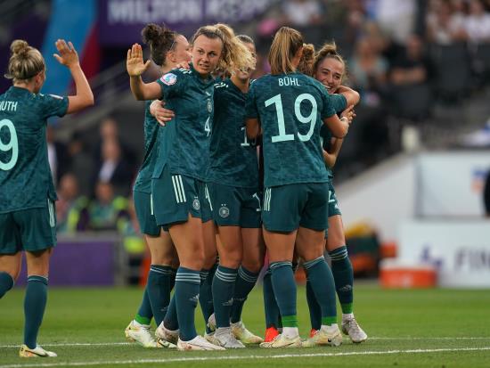 Martina Voss-Tecklenburg praises Germany’s ‘very solid’ performance after win