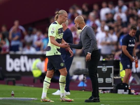 Erling Haaland has silenced his early doubters, claims City boss Pep Guardiola