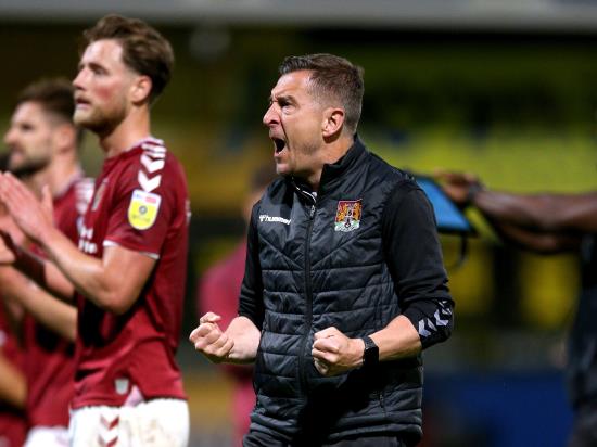 Jon Brady takes positives from youthful Northampton display despite cup exit