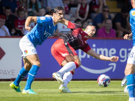 Ash Palmer back in the Stockport squad to face Colchester at home