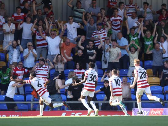 Doncaster score twice late on to claim dramatic draw at AFC Wimbledon