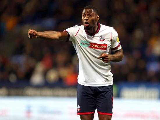 Bolton skipper Ricardo Santos suspended for clash with Morecambe