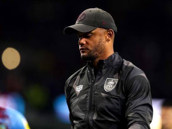 Vincent Kompany says Burnley cannot afford to ‘store players’ after home draw