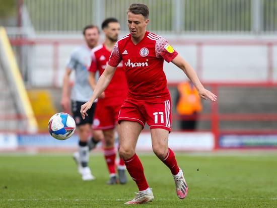 Accrington salvage point thanks to second-half penalty at MK Dons