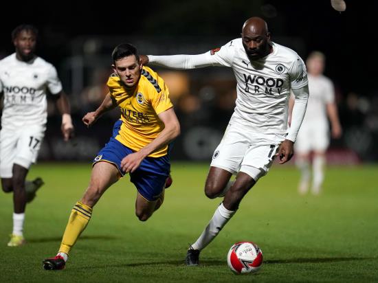 Boreham Wood back to winning ways after victory at Torquay