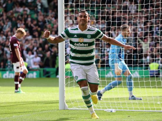 Celtic manager Ange Postecoglou delighted to see both strikers in form