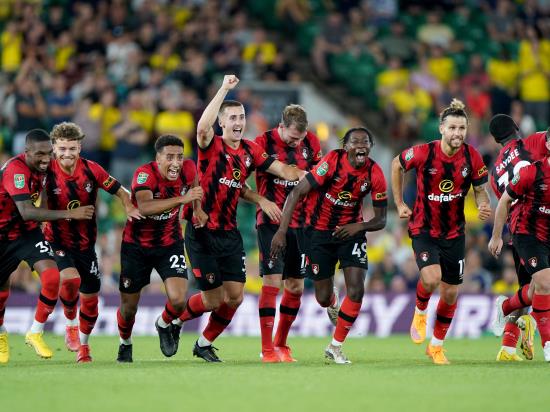 Todd Cantwell miss costs Canaries as Cherries edge into Carabao Cup third round