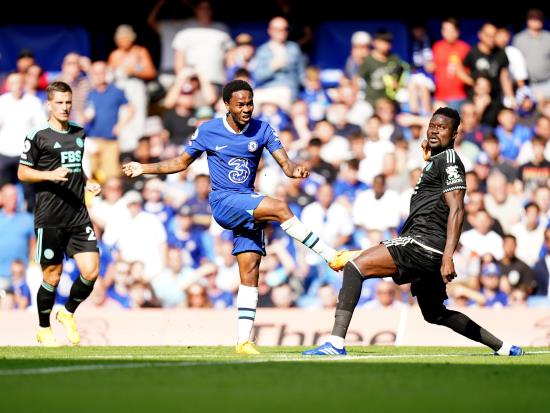 Raheem Sterling bags first goals for 10-man Chelsea with brace in Leicester win