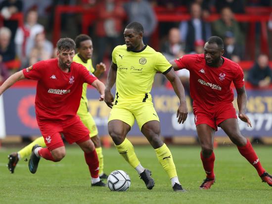 Lee Ndlovu equaliser earns Boreham Wood a point against Altrincham