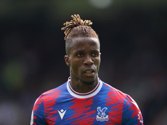 Crystal Palace to check on Wilfried Zaha before Brentford match