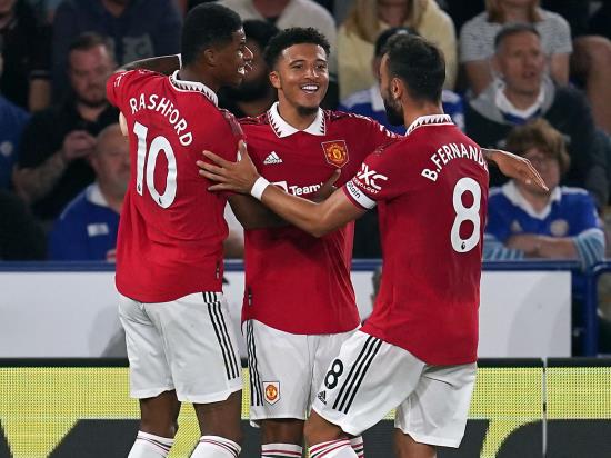 Leicester City 0-1 Manchester United: Jadon Sancho’s winner continues Manchester United’s revival at Leicester