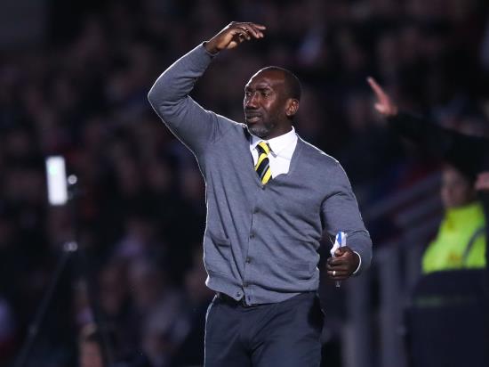 Jimmy Floyd Hasselbaink laments Burton display in defeat to Oxford